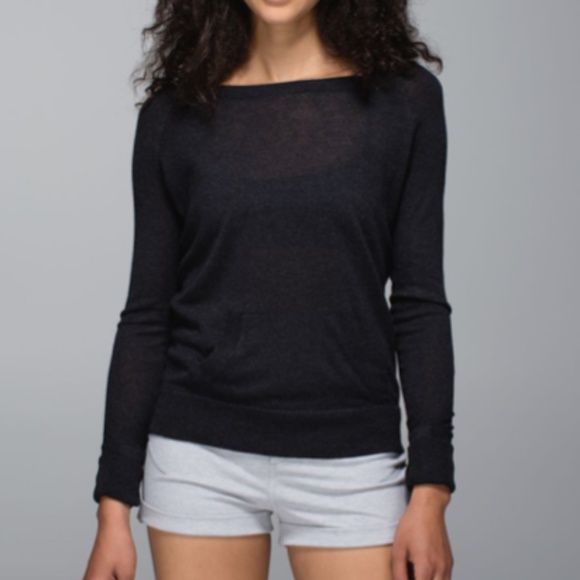 lululemon athletica Sweaters - Lululemon Chai Time Pullover II Sweater Gray Sz 10